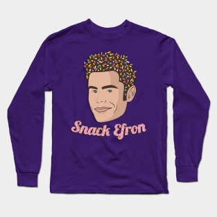 Snack Efron Long Sleeve T-Shirt